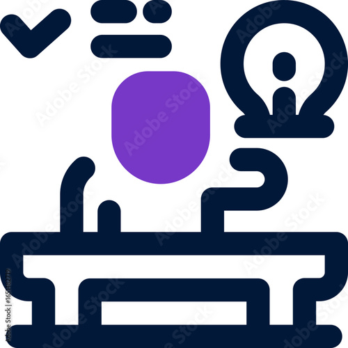 conclusion duotone icon. Sleek and modern vector icon for websites, mobile apps, marketing materials, and corporate design. Fully scalable and ready to use.
