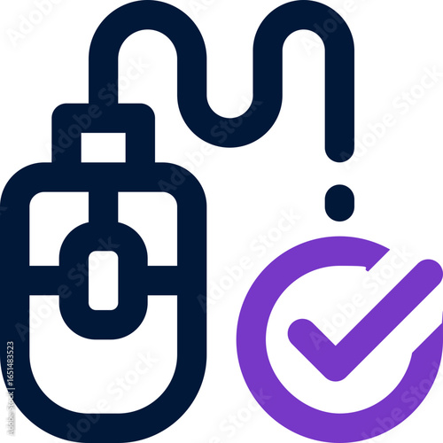 mouse duotone icon. Sleek and modern vector icon for websites, mobile apps, marketing materials, and corporate design. Fully scalable and ready to use.