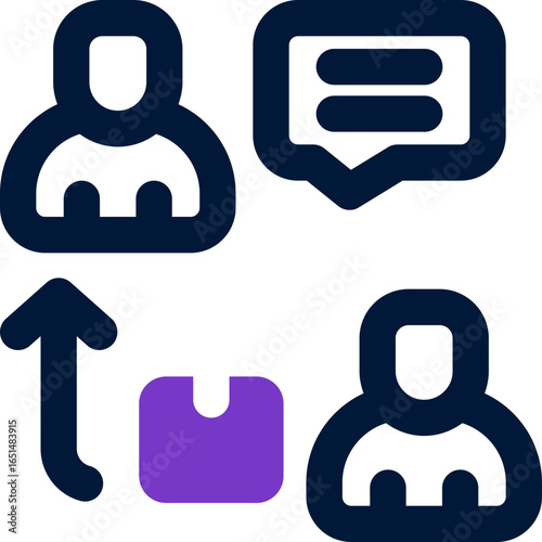 order duotone icon. Sleek and modern vector icon for websites, mobile apps, marketing materials, and corporate design. Fully scalable and ready to use.