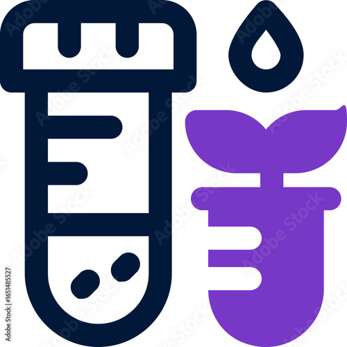 test tube duotone icon. Sleek and modern vector icon for websites, mobile apps, marketing materials, and corporate design. Fully scalable and ready to use.