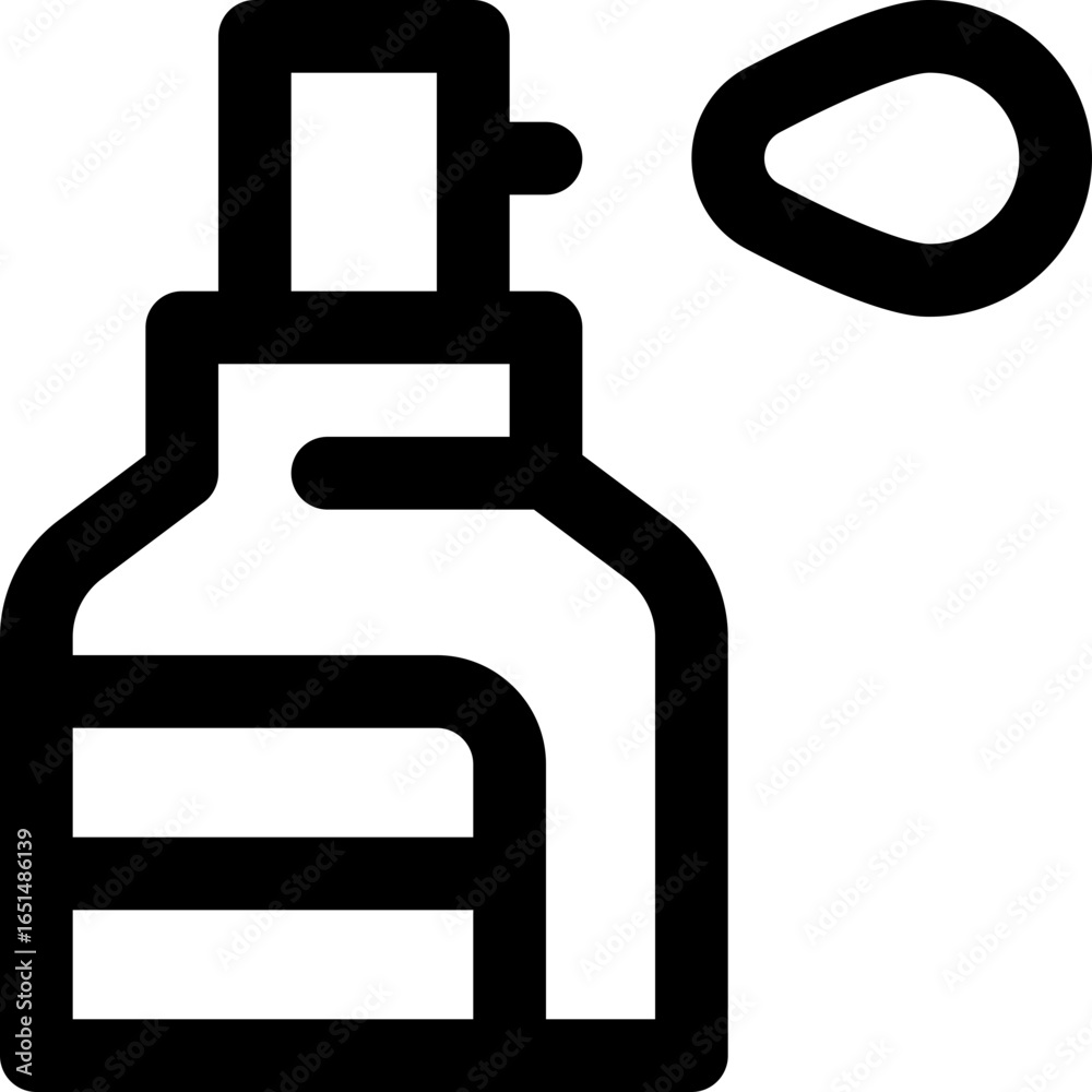 spray line icon. Clean and minimalist vector icon for websites, mobile apps, presentations, and logos. Fully scalable and customizable for any project. spray line icon. Clean and minimalist vector icon for websites, mobile apps, presentations, and logos. Fully scalable and customizable for any project.