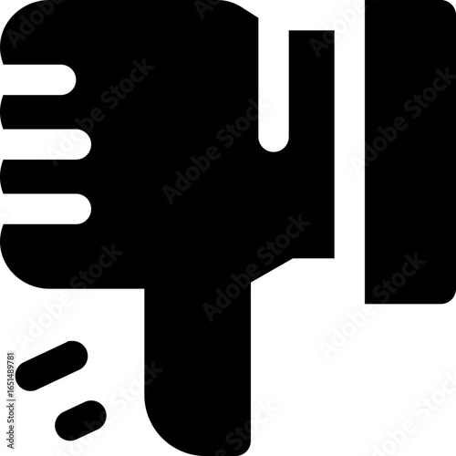 branding glyph icon. Strong and solid vector icon for websites, mobile interfaces, presentations, and visual branding. High quality and easy to edit.