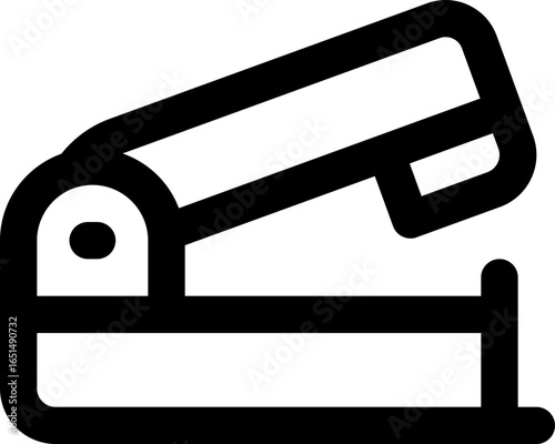 stapler line icon. Clean and minimalist vector icon for websites, mobile apps, presentations, and logos. Fully scalable and customizable for any project.
