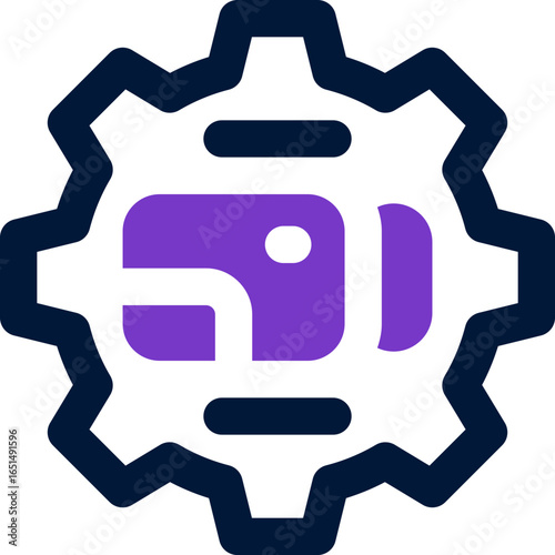 setting duotone icon. Sleek and modern vector icon for websites, mobile apps, marketing materials, and corporate design. Fully scalable and ready to use.