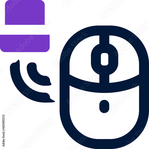 mouse duotone icon. Sleek and modern vector icon for websites, mobile apps, marketing materials, and corporate design. Fully scalable and ready to use.