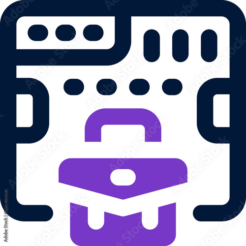 website duotone icon. Sleek and modern vector icon for websites, mobile apps, marketing materials, and corporate design. Fully scalable and ready to use.