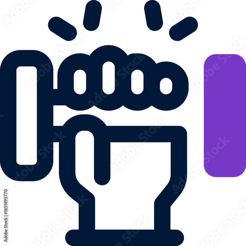 weight training duotone icon. Sleek and modern vector icon for websites, mobile apps, marketing materials, and corporate design. Fully scalable and ready to use.