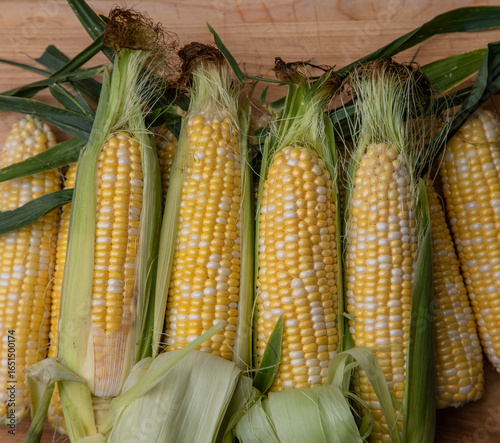 bi-color corn on the cob