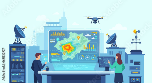 Analyzing Data with Satellite Technology and Drone for Mapping Services