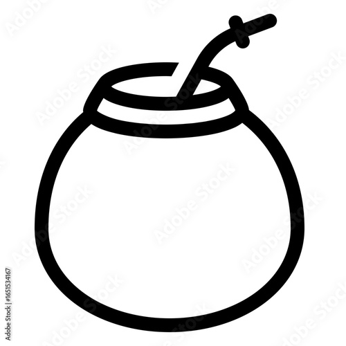 vector illustration of a bottle of oil
