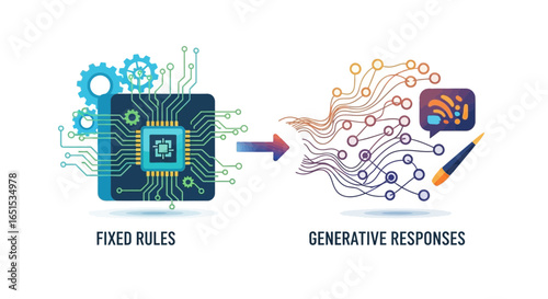 Transitioning From Fixed Rules To Generative Responses In Ai Systems