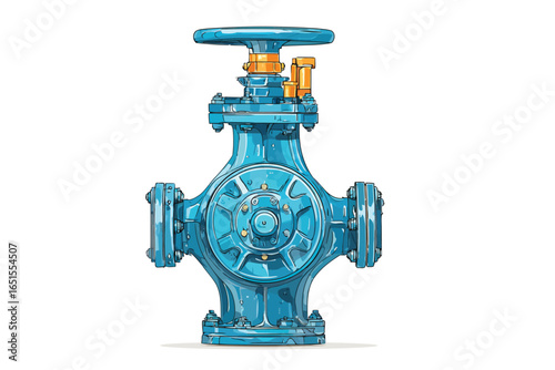 gate valve isolated
