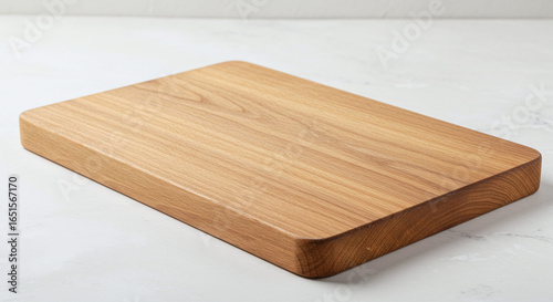 Beautifully crafted wooden cutting board with rounded edges, perfect for food preparation and stylish kitchen presentation, highlighting natural wood grain and durability.
