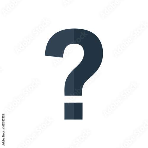 Enigmatic Inquiry: A stylized graphic of a question mark illustrating doubt and curiosity about knowledge or problem solving