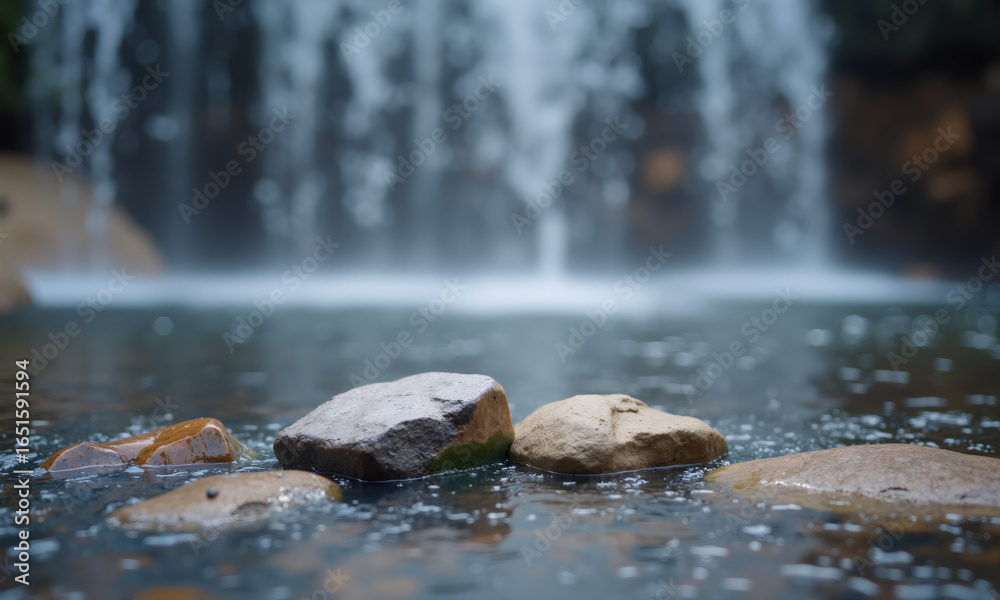 Obraz premium waterfall in the forest
