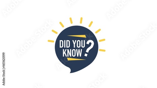 Did you know animated icon with alpha channel and green screen