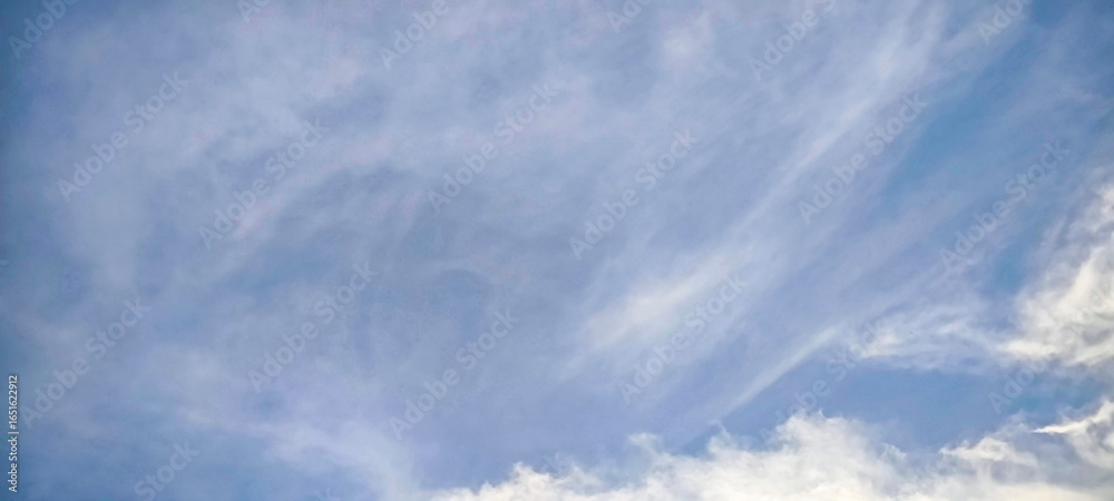 Fototapeta premium Blue sky and clouds for background