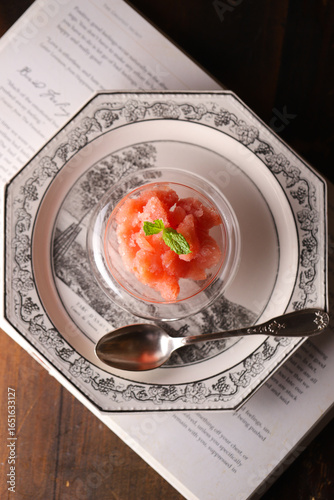 ひんやり冷たいすいかのグラニテ