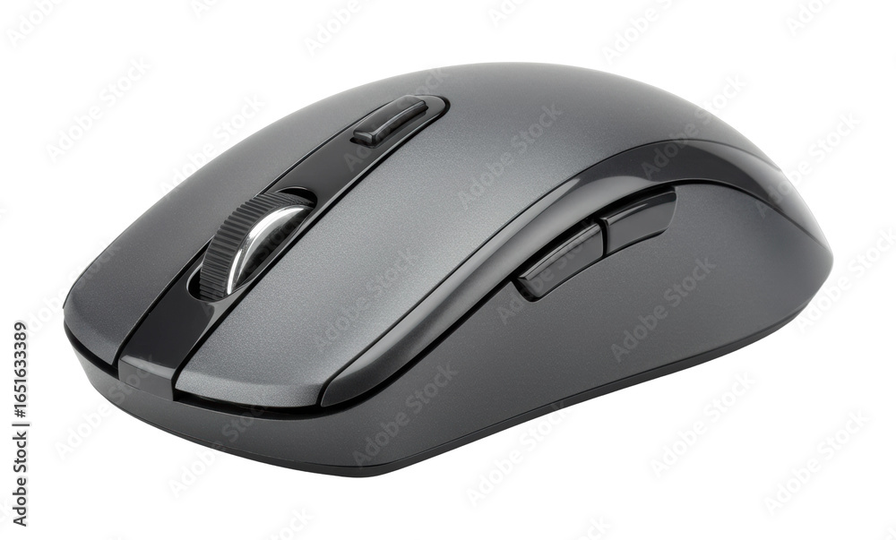 Wireless mouse action home office product modern workspace technology essentials isolated on transparent background Wireless mouse action home office product modern workspace technology essentials isolated on transparent background