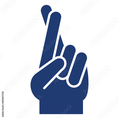 Swear Flat Blue Icon