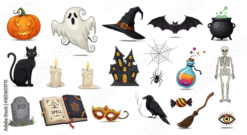Collection of environmental icons including plants and earth elements