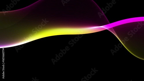 RGB Spectrum Waves Animation, Abstract Colorful Wave Background, Digital Light Flow, Vibrant Spectrum Motion Design