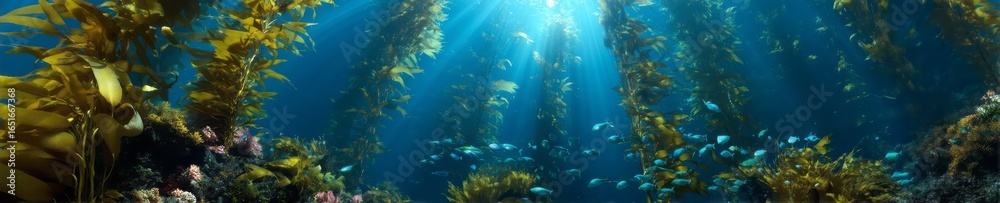 Fototapeta premium Ocean depths 360° hdr underwater adventure