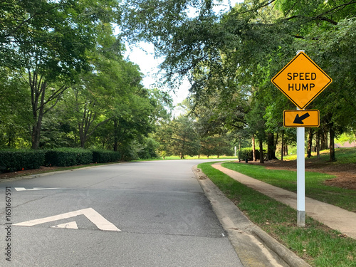 Vászonkép NC Speed Hump Sign 2025