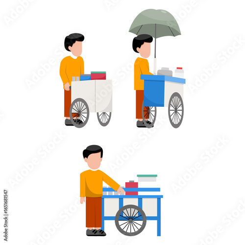Collection Of Man With Food Carta