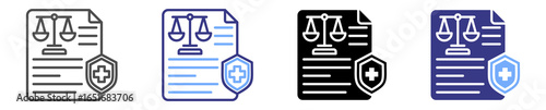 public health icon set multiple style