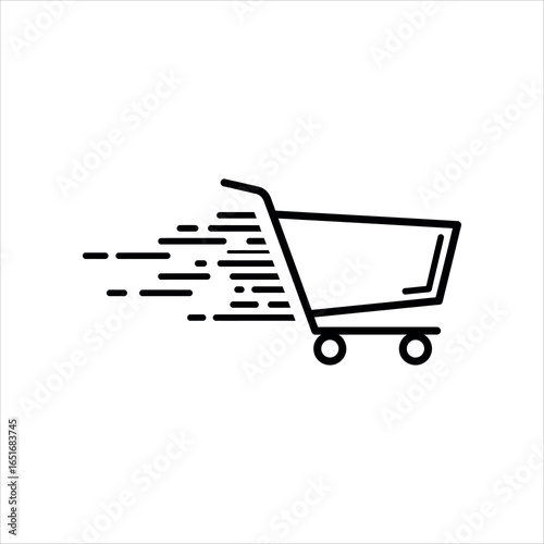 Speedy Shopping Cart Icon