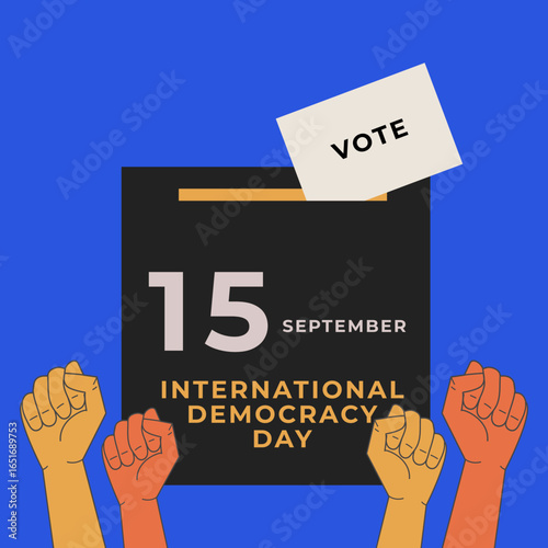 International day of democracy flyer 