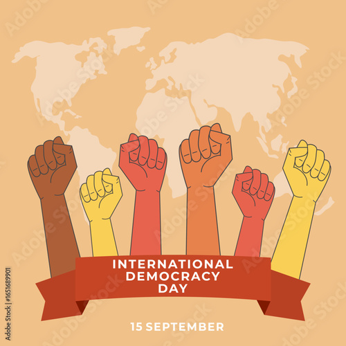 International day of democracy flyer 