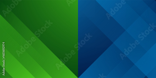 blue and green boxes creates a bright and colorful abstract composition. It captures the essence of color diversity with shades of orange, amber, and peach that complement the primary colors