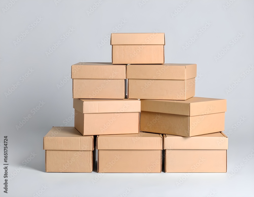 Obraz premium stack of box