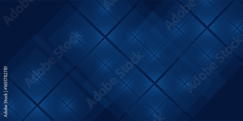 Blue abstract pattern background. Geometric shape gradient simple modern good