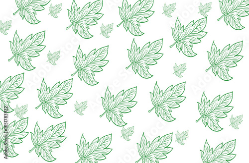 Leaf pattern (green)