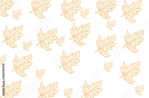 Leaf pattern (yellow)