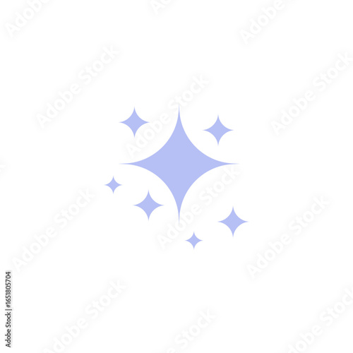 Sparkling starbursts shimmer with ethereal light, symbolizing magic, wonder, and brilliant ideas.