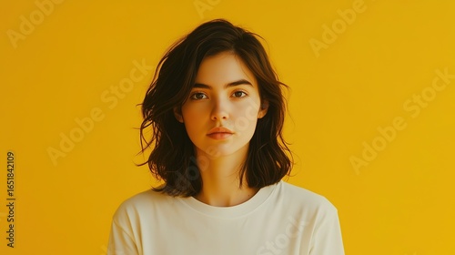 Soft Yellow Portrait
