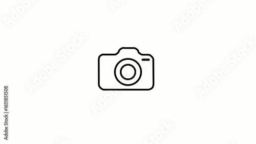 Camera Flash Loop – Animated Camera Icon for Apps and Interfaces