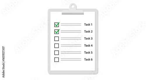 Checklist task management to do list planning project management workflow organization productivity concept