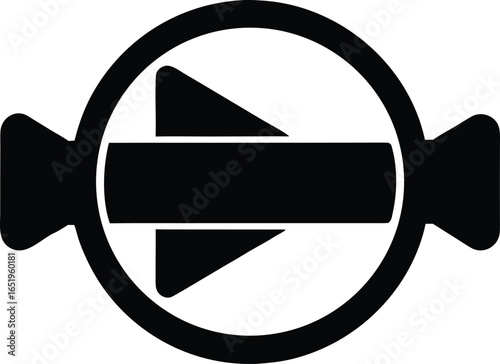 Closed caption vector icon.