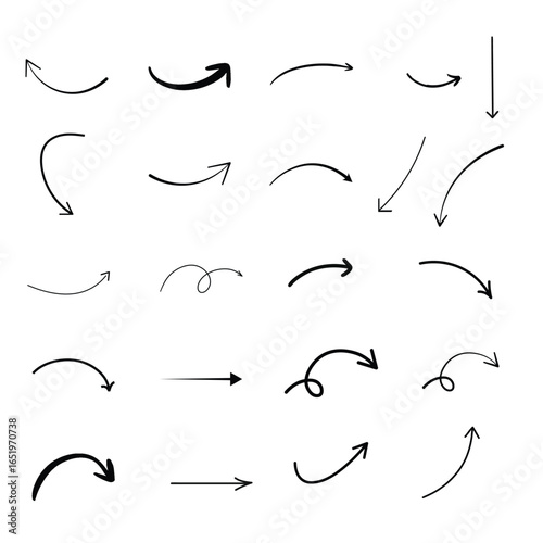 Arrows Set Icon Collection