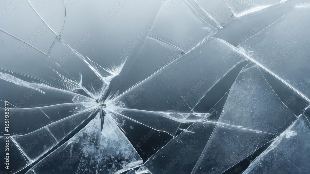 Obraz premium Broken ice surface