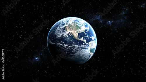 A blue and white striped umbrella in the foreground with a black and white striped umbrella in the background.