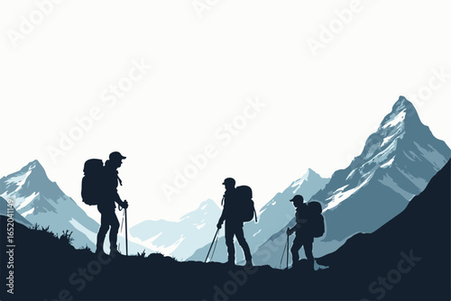 "Adventure Hike Through Mountain Peaks"