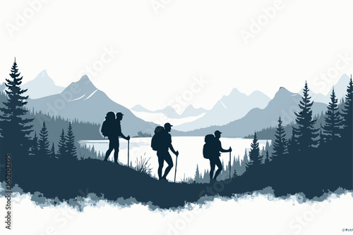"Adventure Hike Through Mountain Peaks"