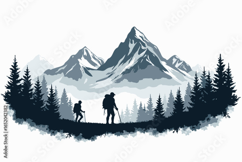 "Adventure Hike Through Mountain Peaks"