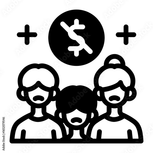 This Poor family icon is suitable for Starvation, Humanitarian, and related fields.